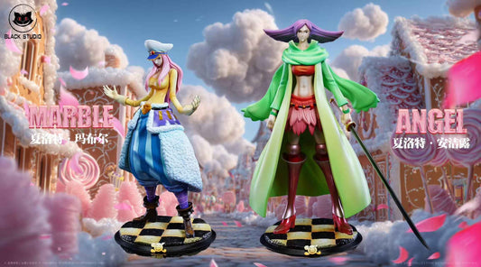 One Piece Black Studio Charlotte Angel & Charlotte Marble Resin Satue