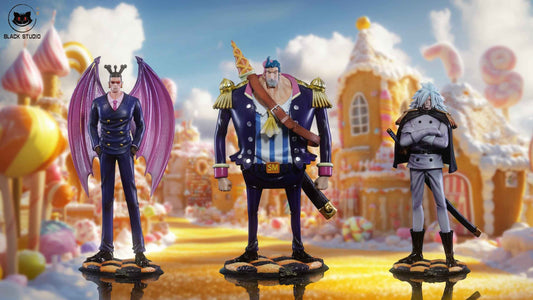 One Piece Black Studio Charlotte Dacquoise, Charlotte Moscato & Charlotte Raisin Resin Statues