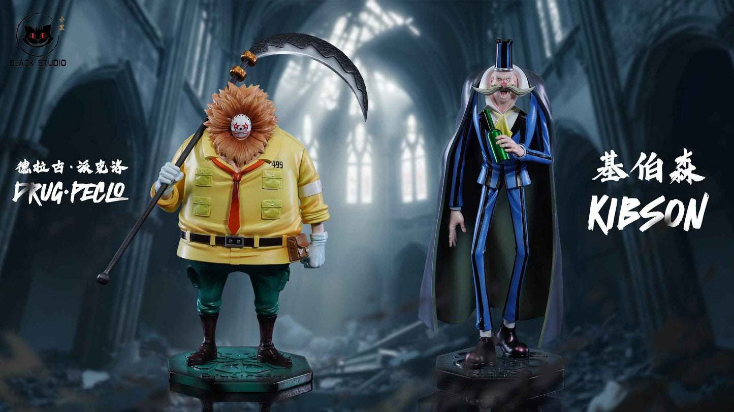 One Piece Black Studio Drug Peclo & Giberson Resin Statue