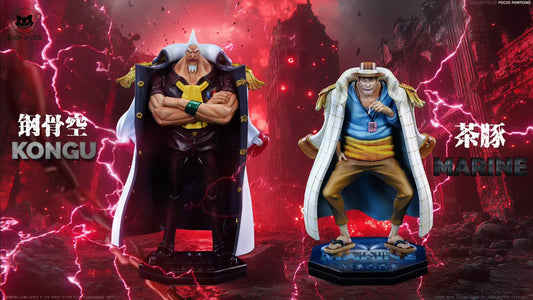One Piece Black Studio Kong & Tokikake Resin Statue
