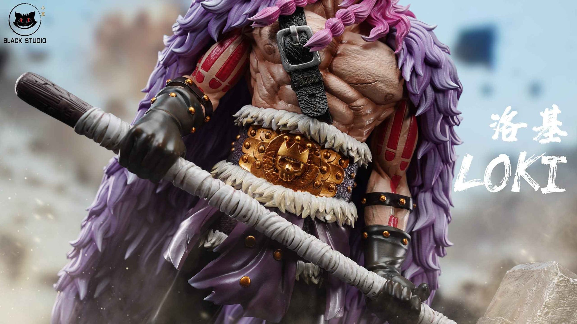 One Piece Black Studio Loki Resin Statue
