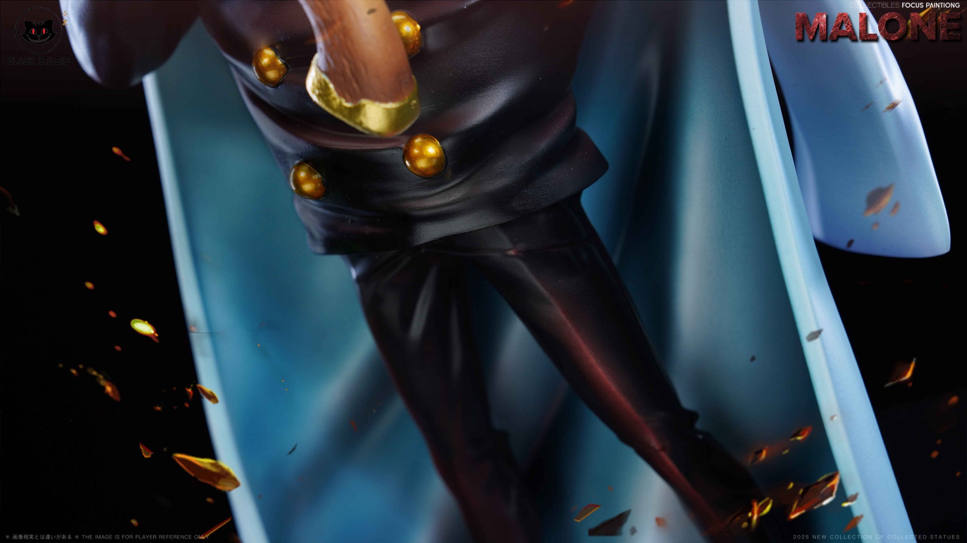 One Piece Black Studio Malone Resin Statue