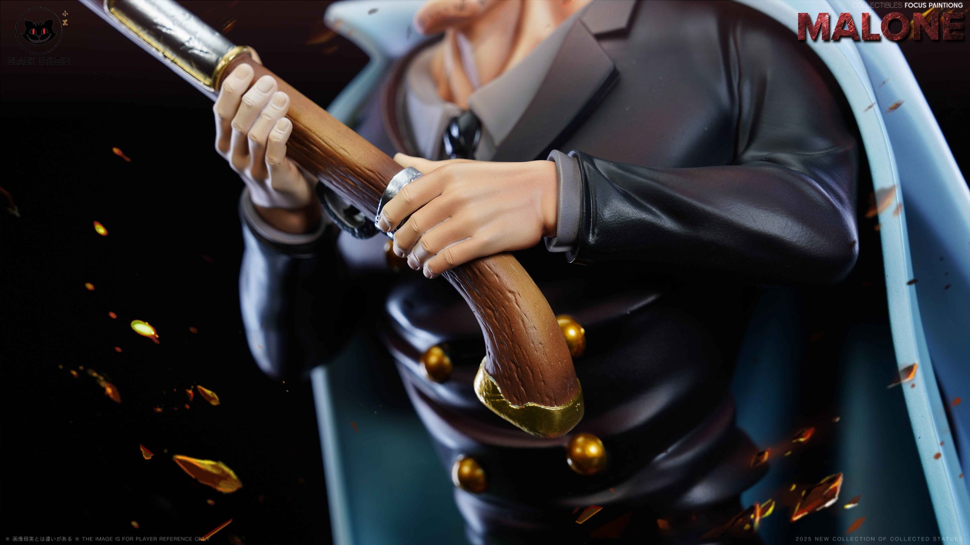 One Piece Black Studio Malone Resin Statue