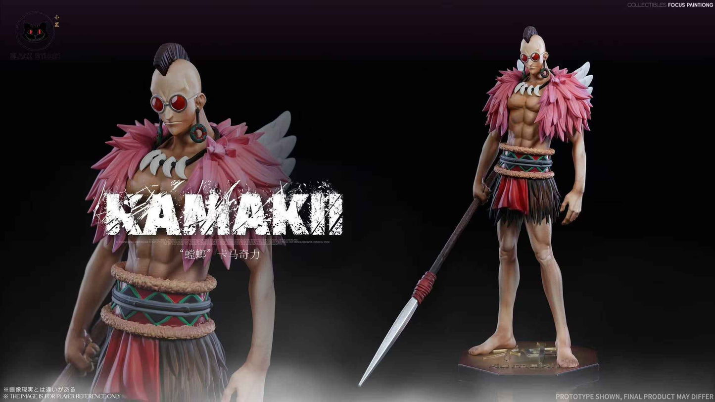 One Piece Black Studio Raki & Braham & Kamakiri & Genbo Resin Statue