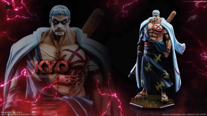 One Piece Black Studio Silver Axe Resin Statue