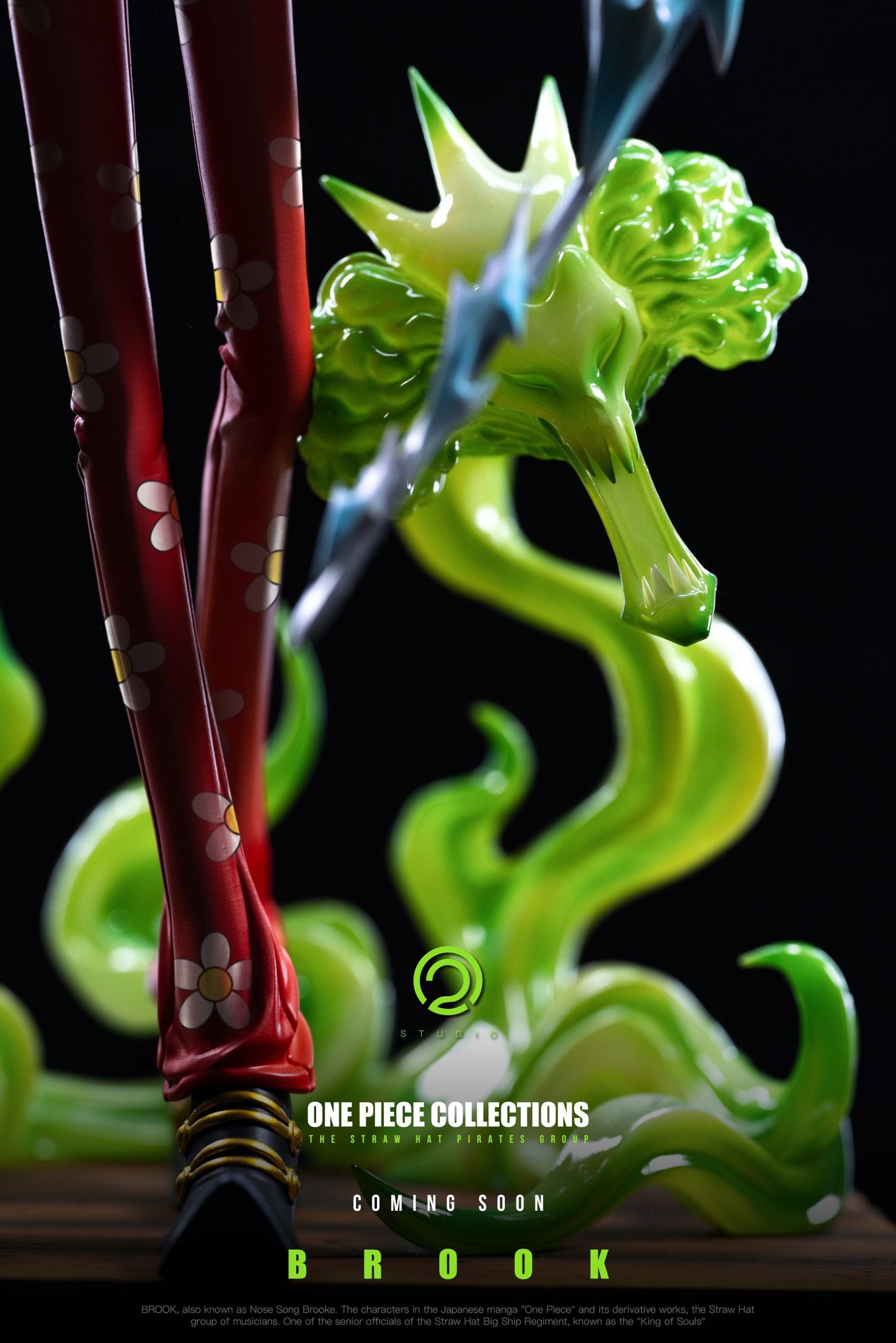 One Piece C2 Studio Brook Resin Statue