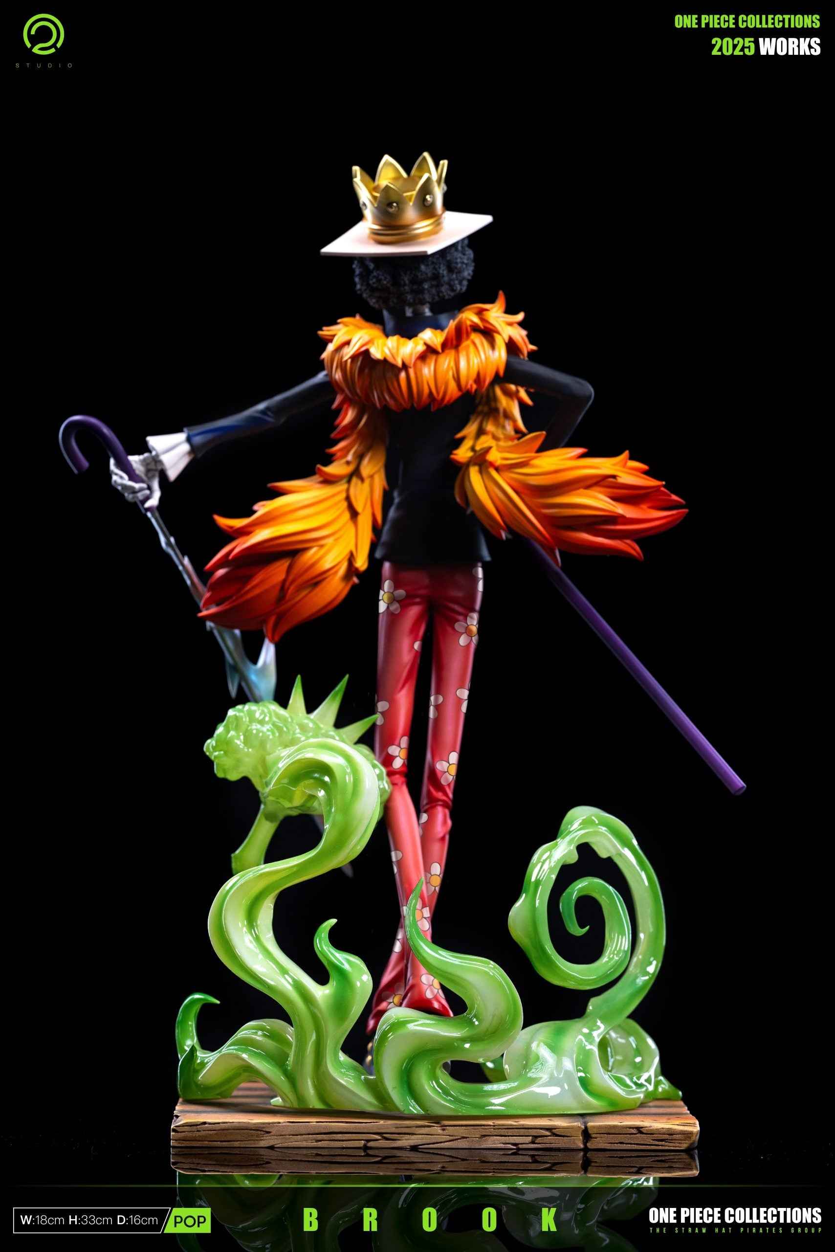 One Piece C2 Studio Brook Resin Statue