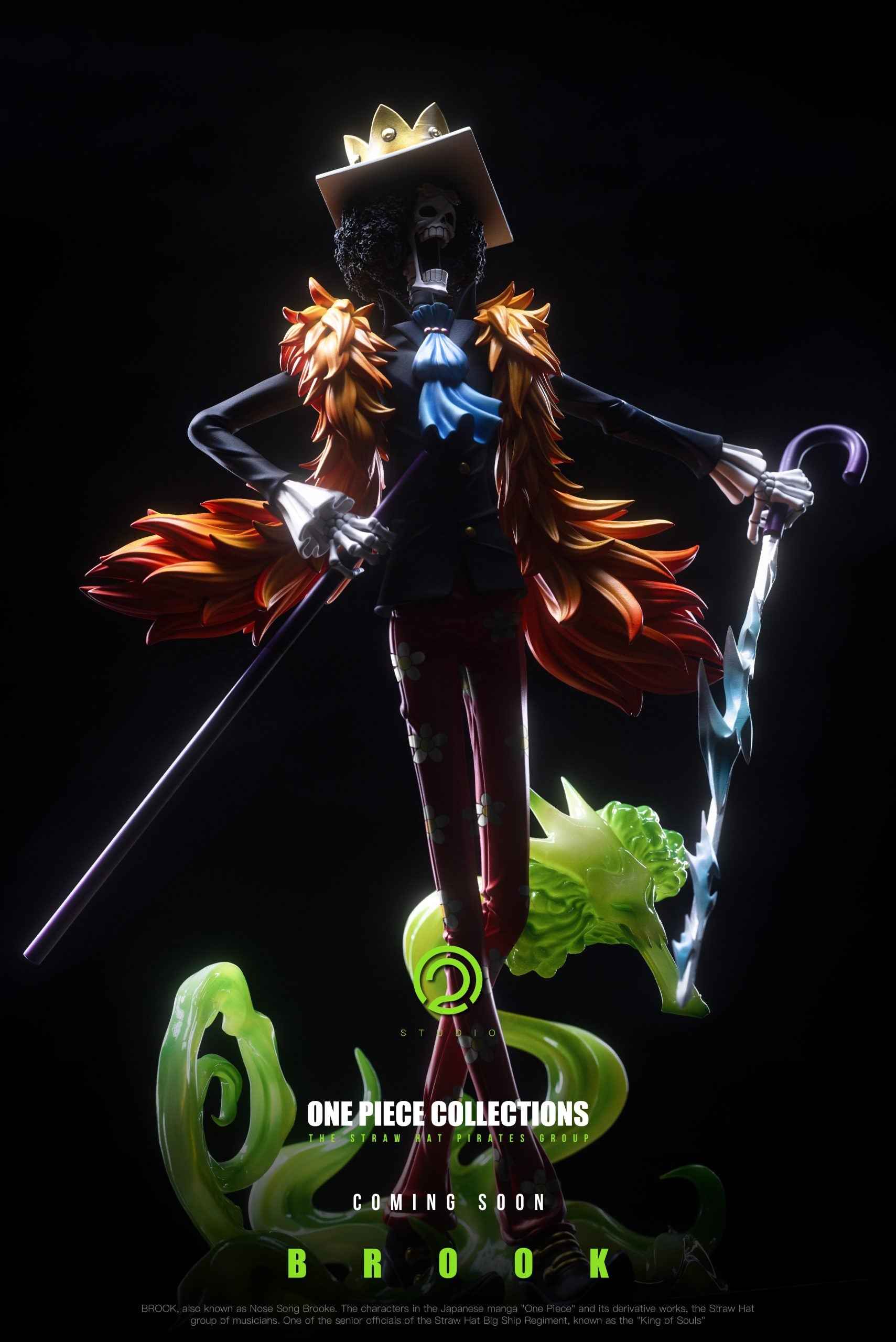 One Piece C2 Studio Brook Resin Statue