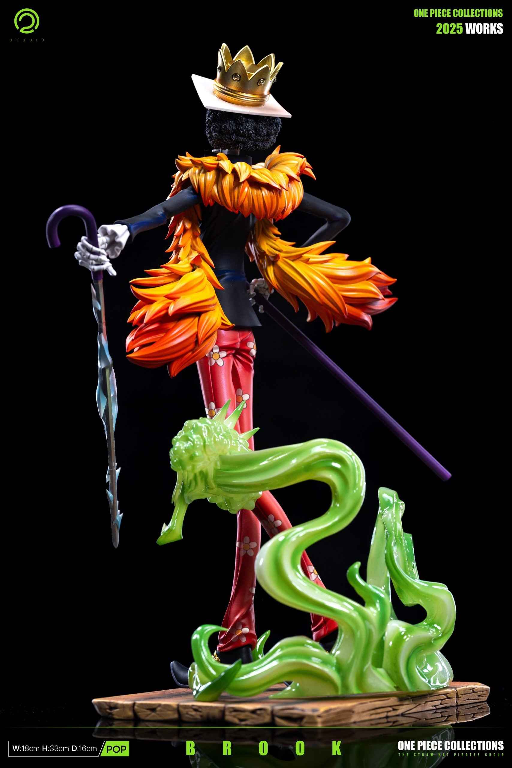 One Piece C2 Studio Brook Resin Statue