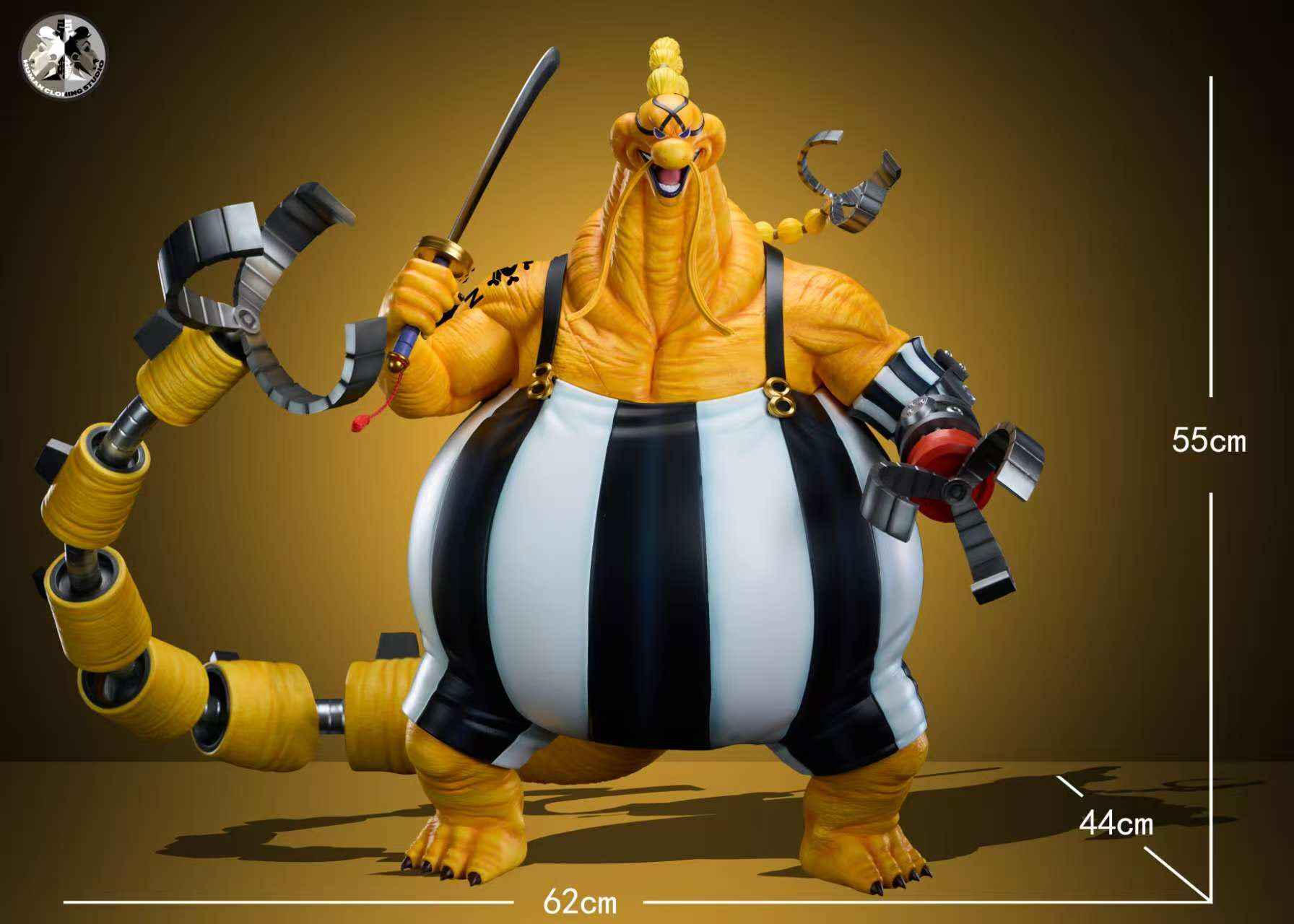 One Piece Clone Studio Queen Hybrid form Resin Statue