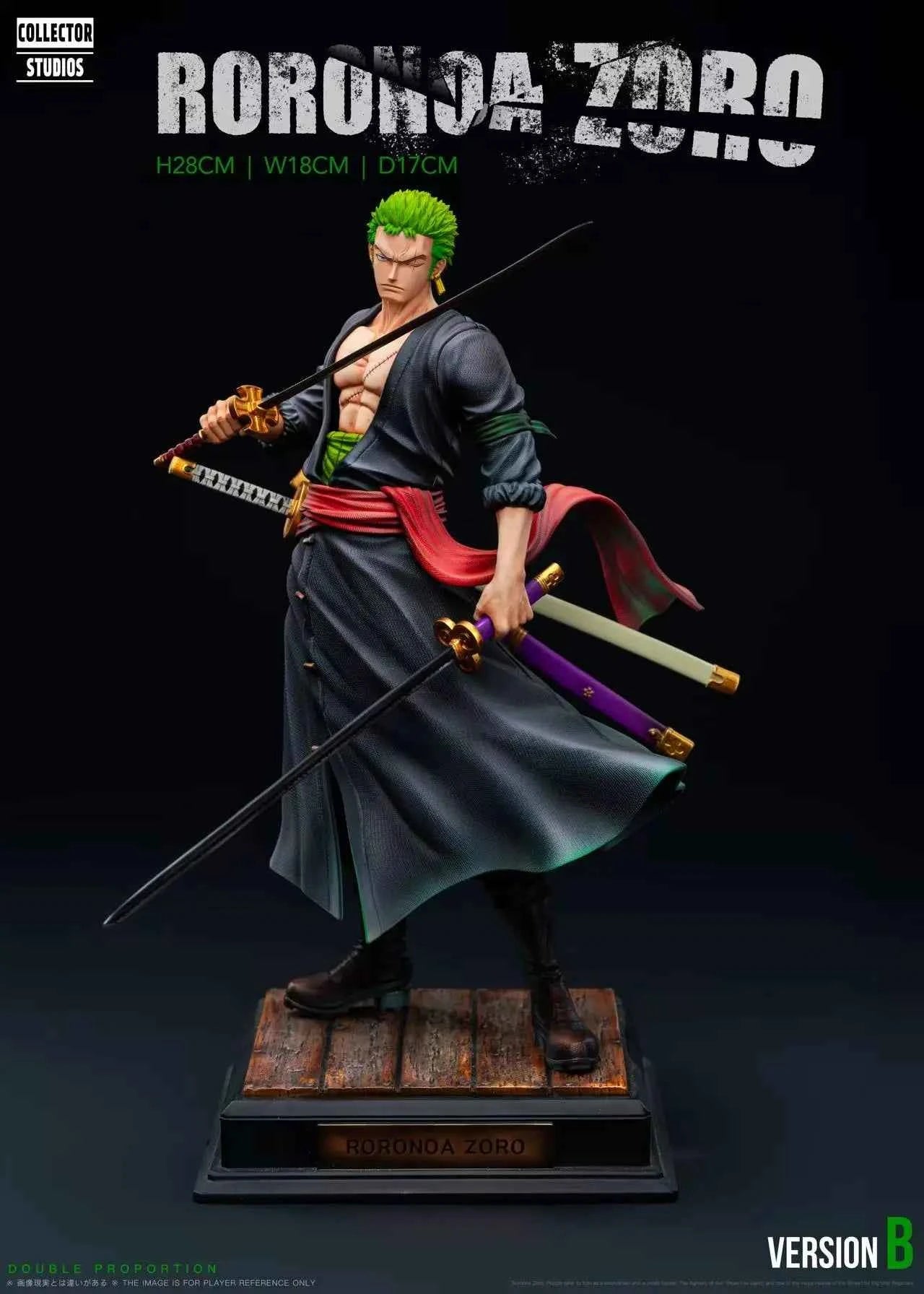 One Piece Collector Studio Roronoa Zoro Onigashima Ver. Resin Statue