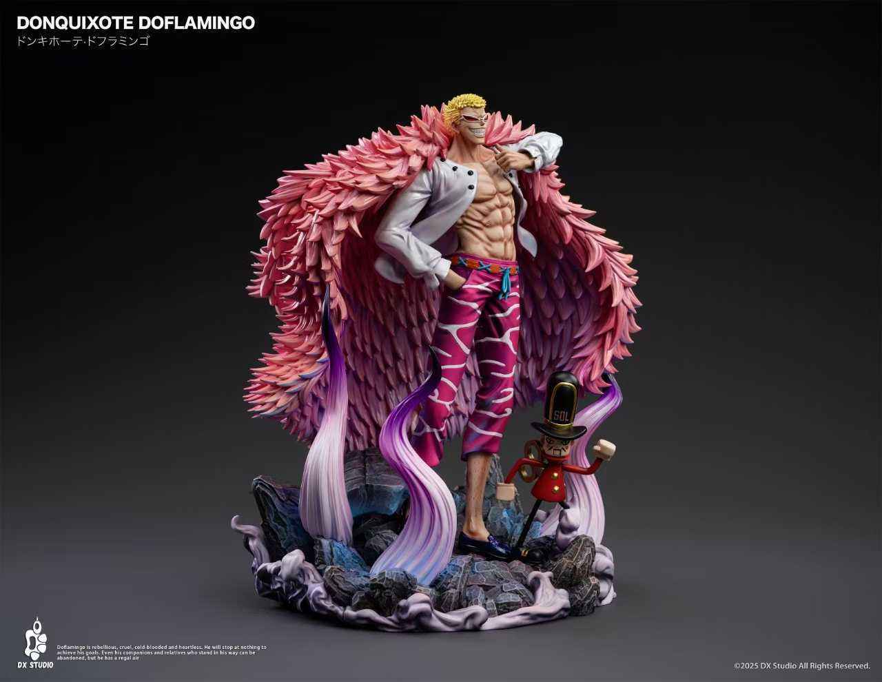 One Piece DX Studio Donquixote Doflamingo Resin Statue