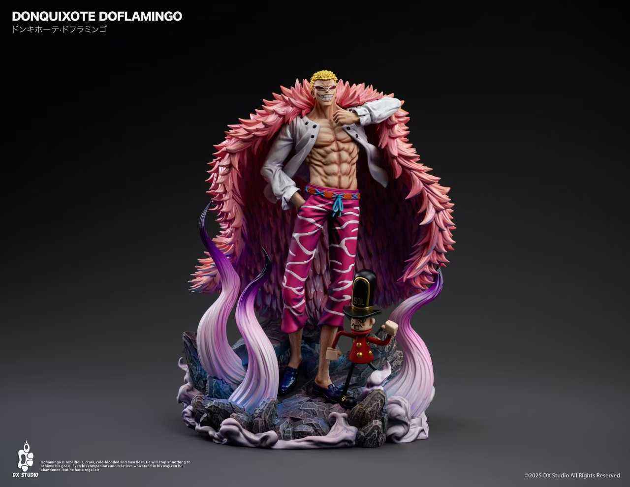 One Piece DX Studio Donquixote Doflamingo Resin Statue
