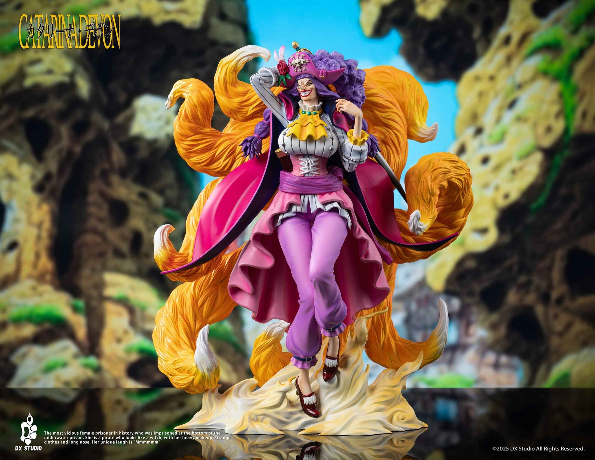 One Piece DX Studio Vasco Shot & Catarina Devon Resin Statue