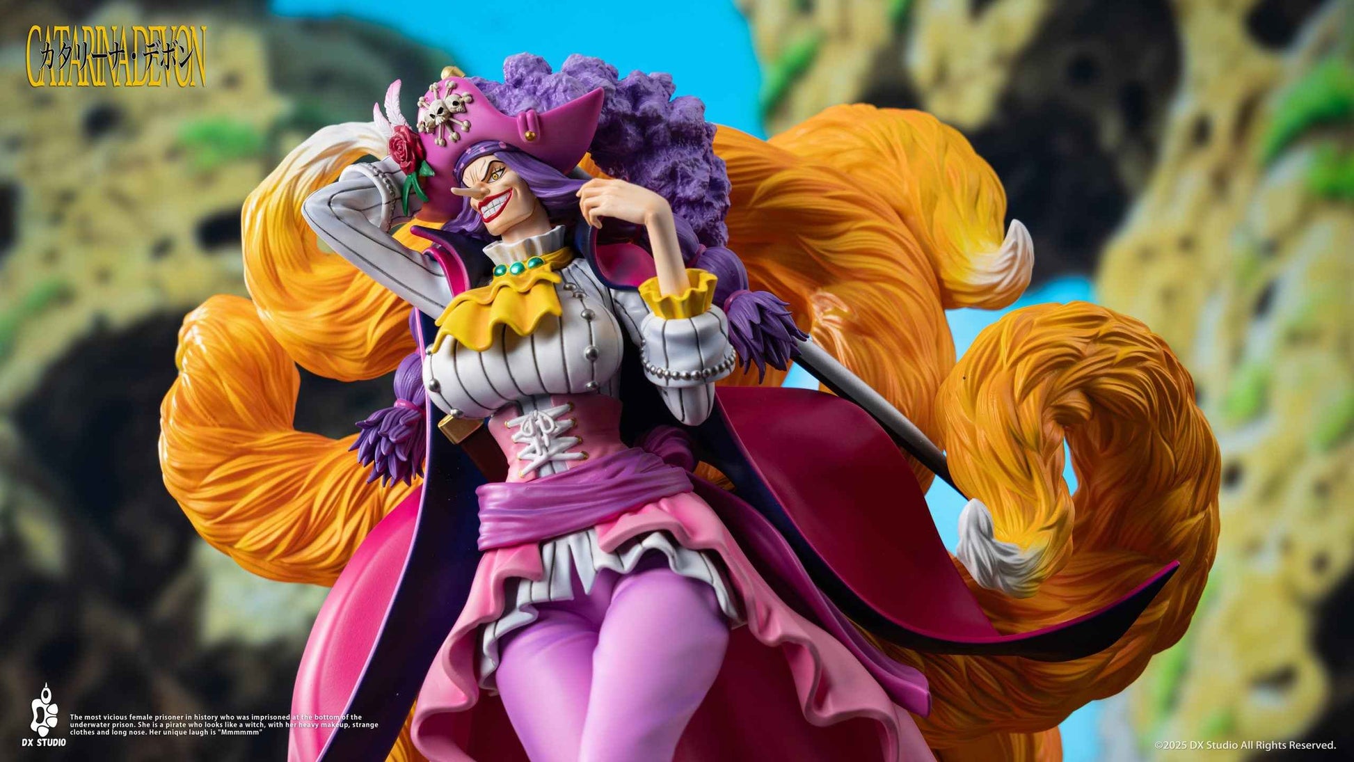 One Piece DX Studio Vasco Shot & Catarina Devon Resin Statue