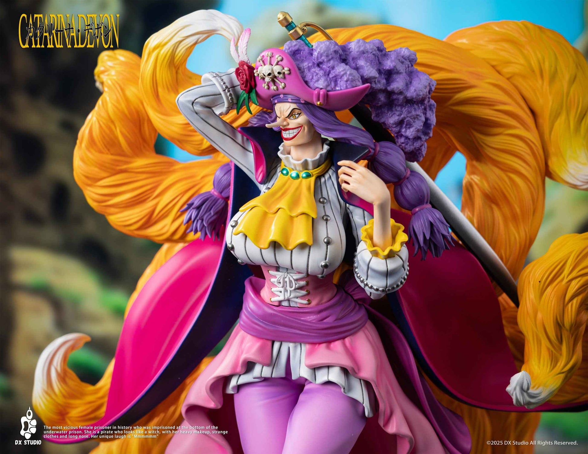 One Piece DX Studio Vasco Shot & Catarina Devon Resin Statue