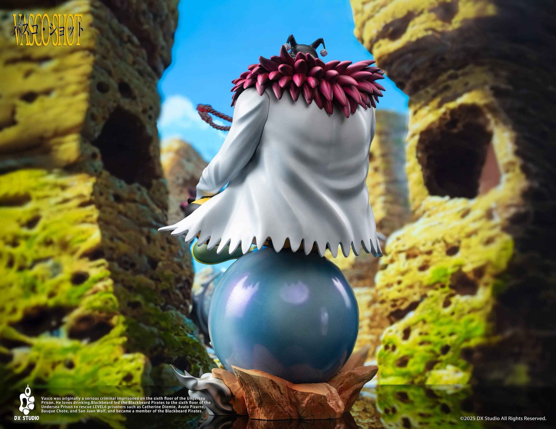 One Piece DX Studio Vasco Shot & Catarina Devon Resin Statue