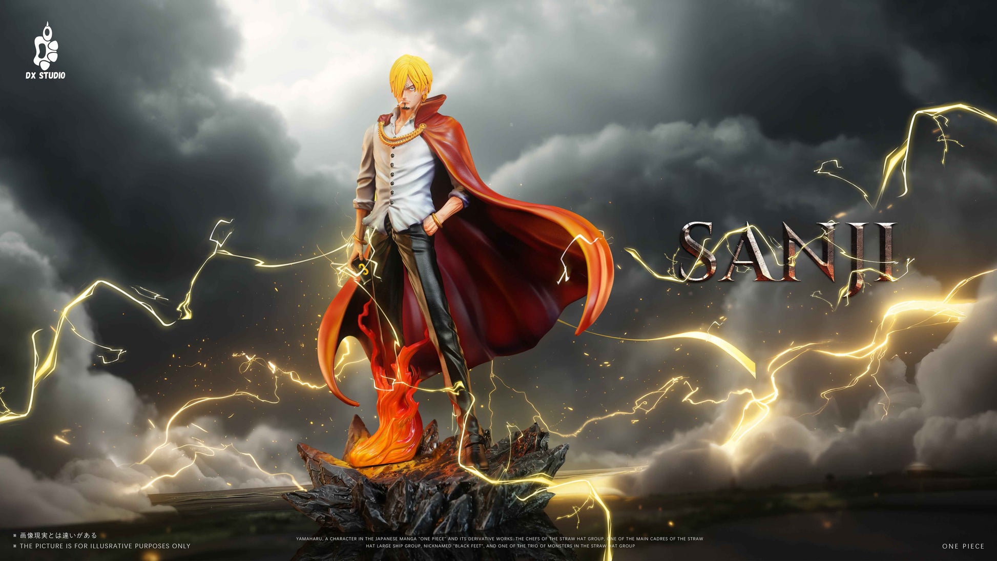 One Piece DX Studio Vinsmoke Sanji Resin Statue