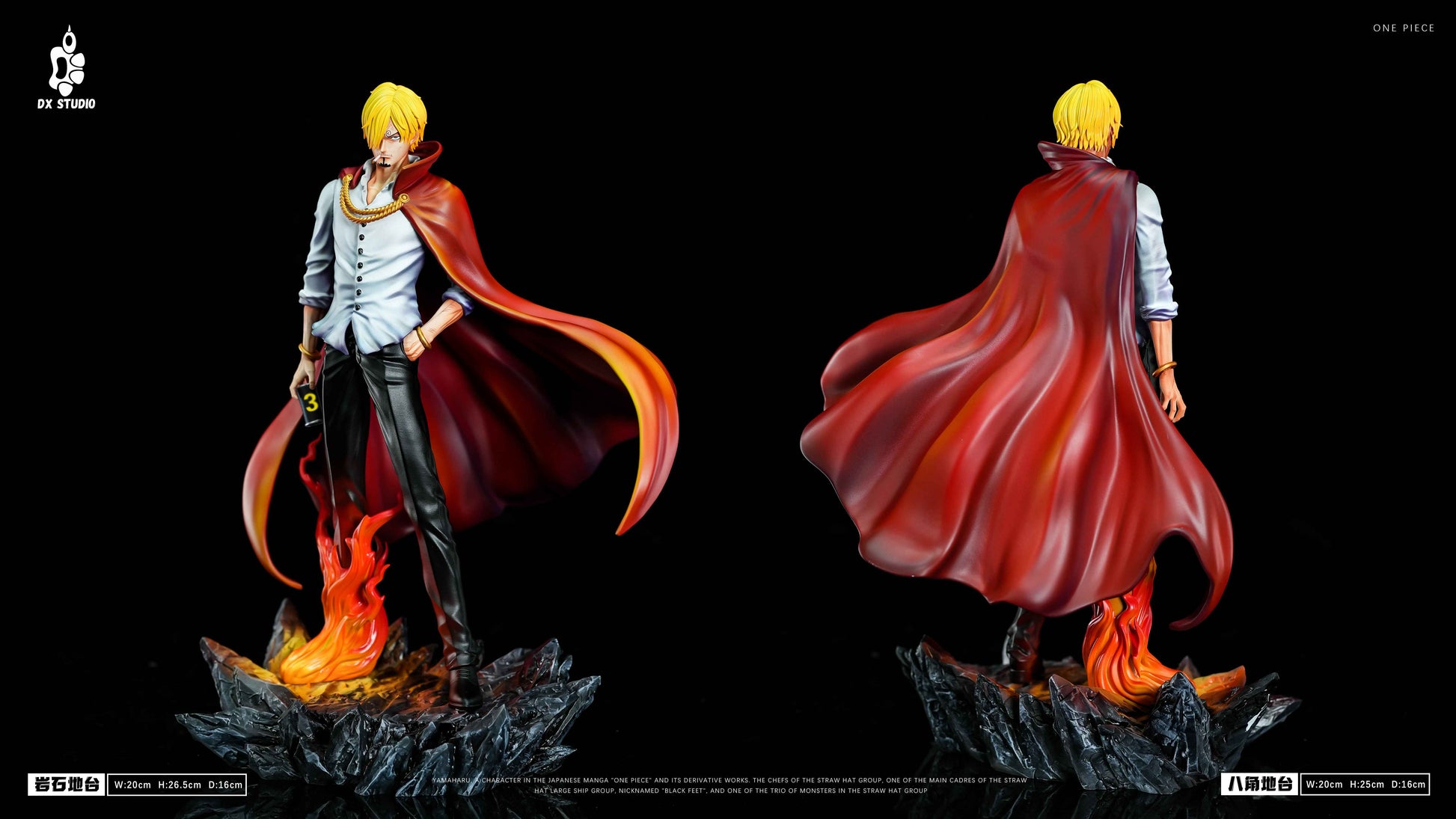 One Piece DX Studio Vinsmoke Sanji Resin Statue
