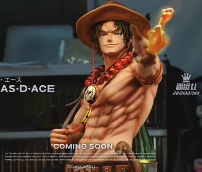 One Piece Domination Studio  Portgas D. Ace Resin Statue