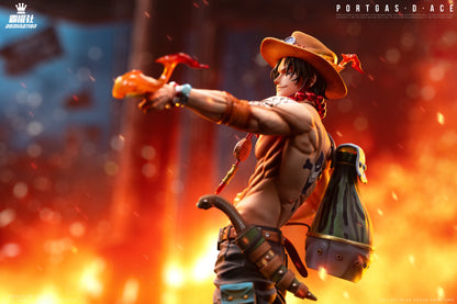 One Piece Domination Studio  Portgas D. Ace Resin Statue