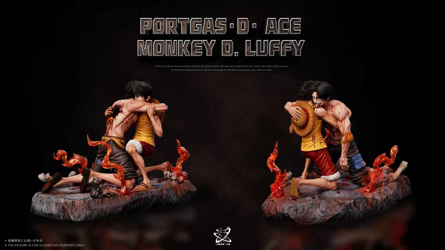 One Piece Dream Lab Ace & Luffy’s Final Farewell Resin Statue