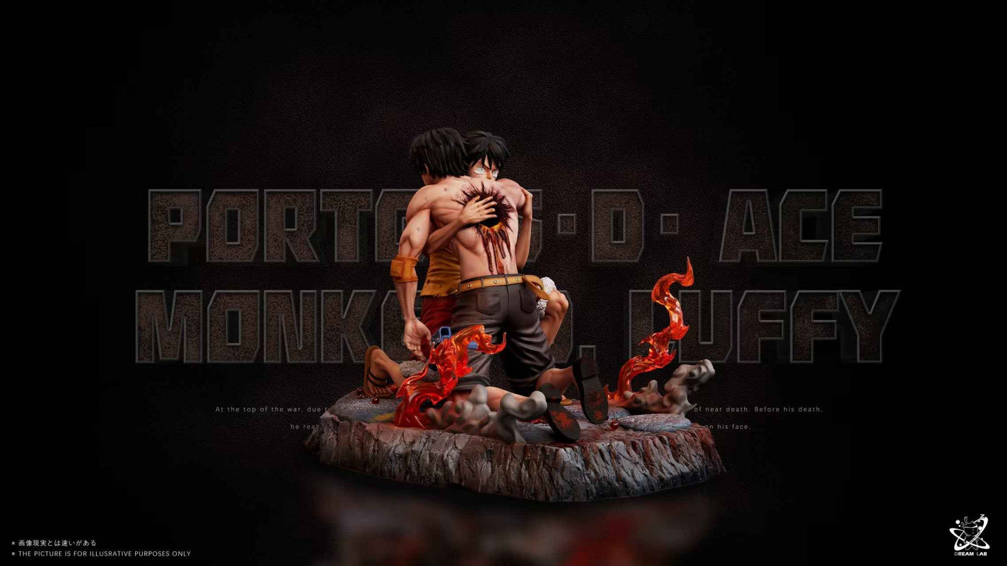 One Piece Dream Lab Ace & Luffy’s Final Farewell Resin Statue