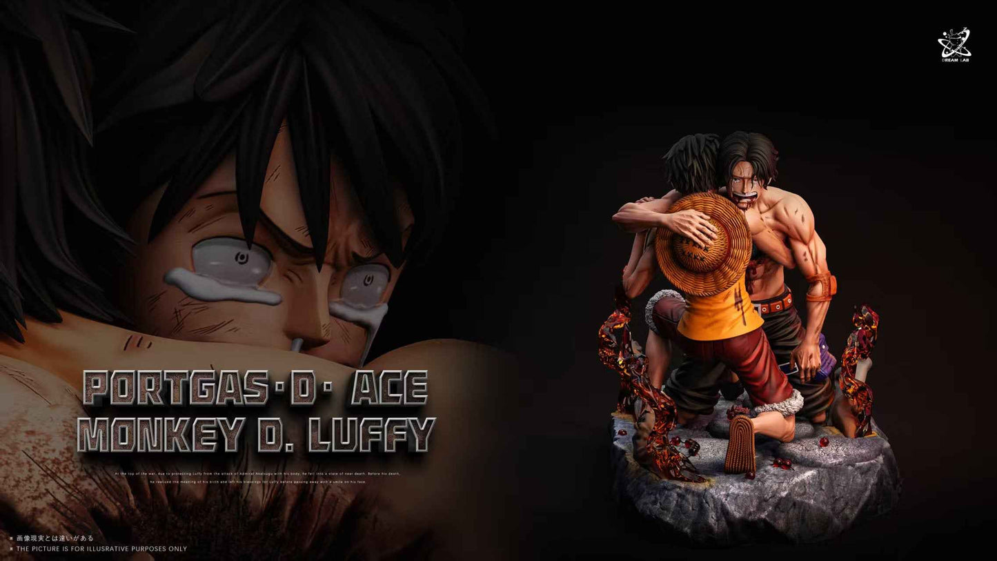 One Piece Dream Lab Ace & Luffy’s Final Farewell Resin Statue
