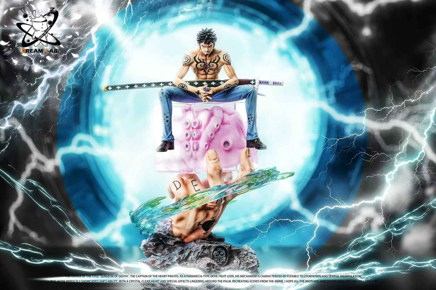 One Piece Dream Lab Studio Trafalgar Law Heart Accessory (Figure Not Included) Resin Statue