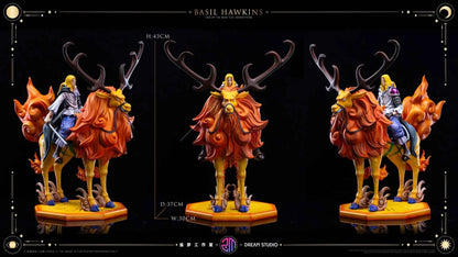 One Piece Dream Studio Deer-Riding Basil Hawkins Resin Statue