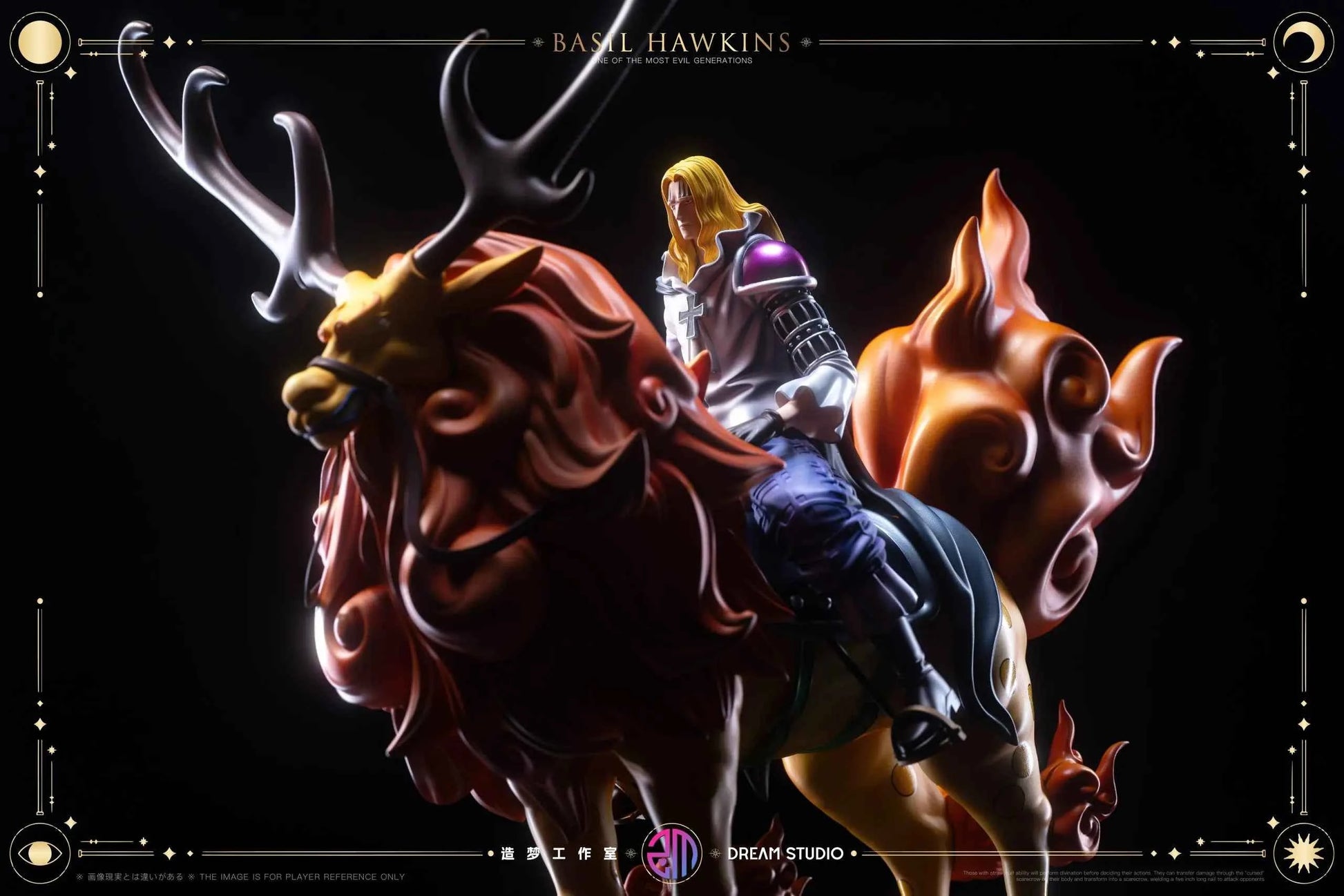 One Piece Dream Studio Deer-Riding Basil Hawkins Resin Statue