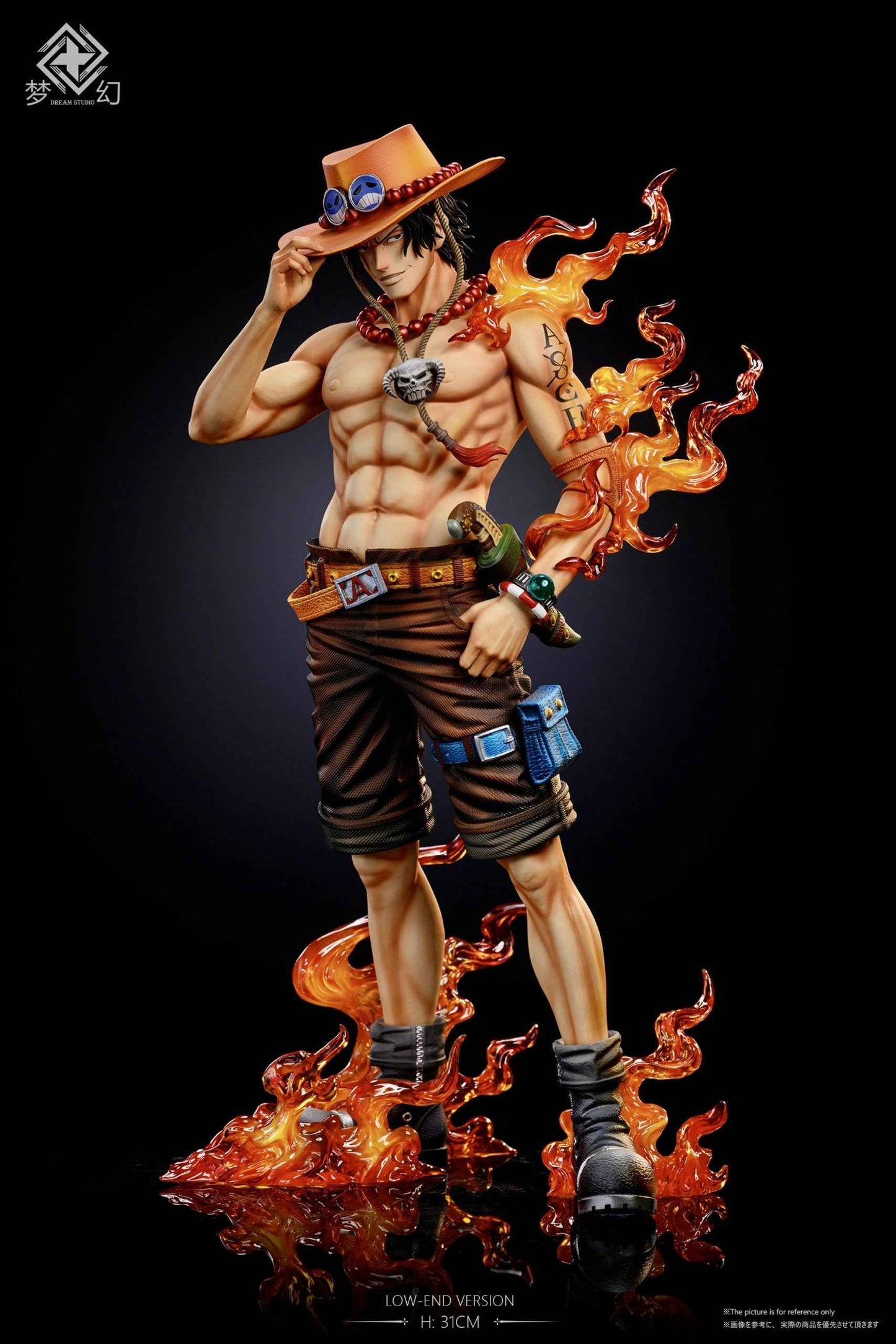 One Piece Dream Studio Portgas D Ace Resin Statue