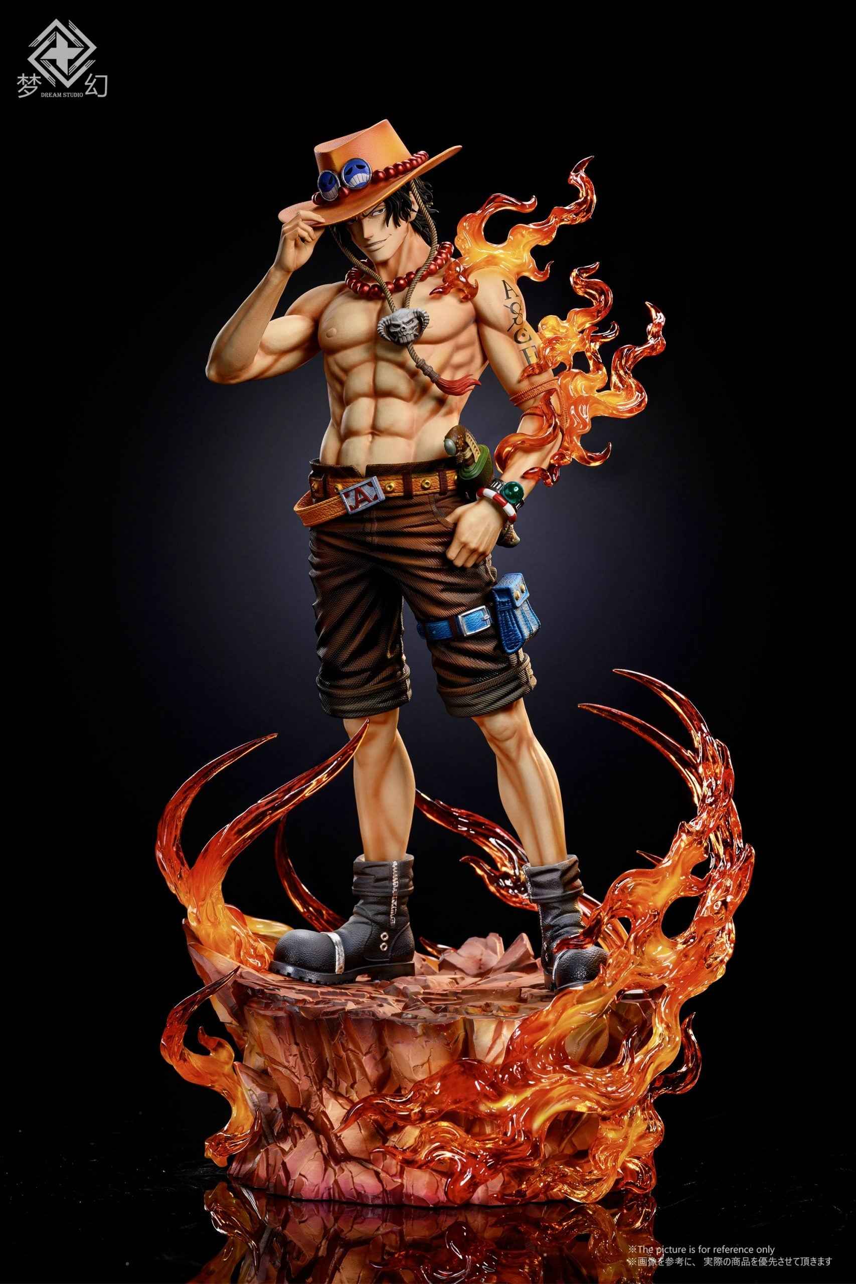 One Piece Dream Studio Portgas D Ace Resin Statue