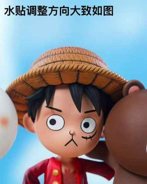 One Piece EVE Studio Monkey D. Luffy, Brown & Cony Resin Statues