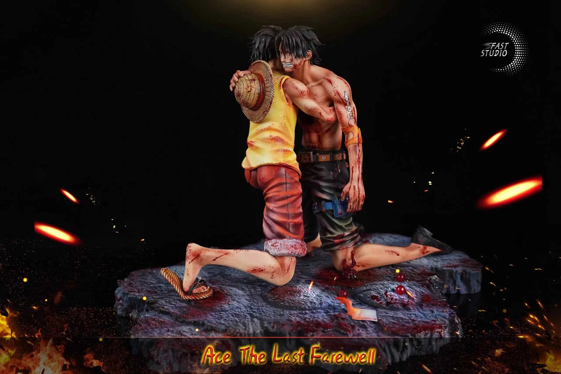 One Piece Fast Studio Ace & Luffy Resin Statue