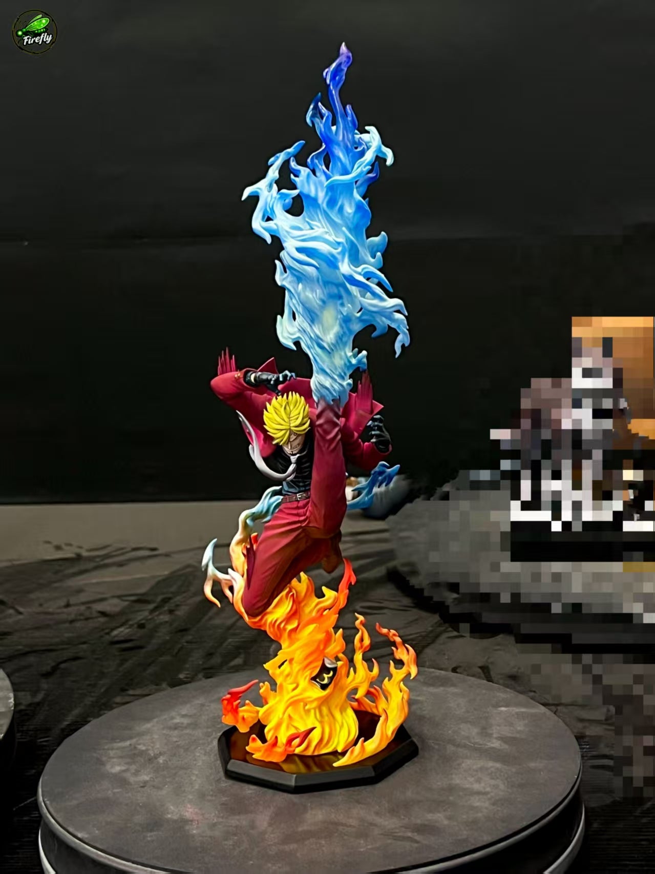 One Piece Firefly Studio Sanji Demon Wind Kick Resin Statue