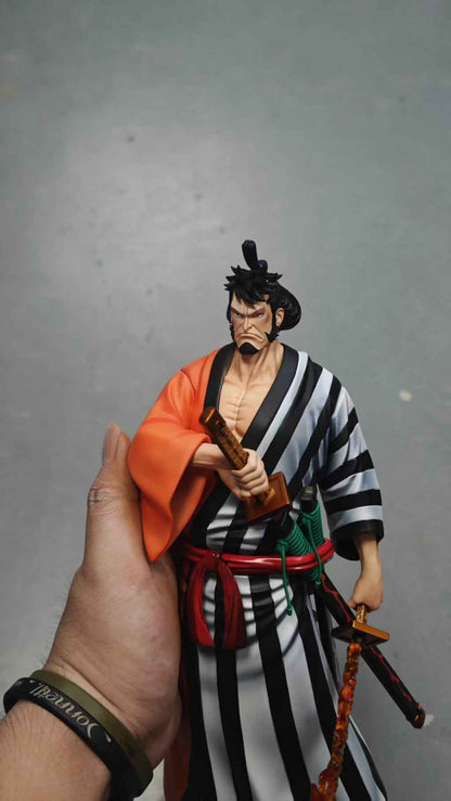 One Piece Ghost & Long Hu Studio Nine Red Scabbards Vol 1 Kinemon Resin Statue