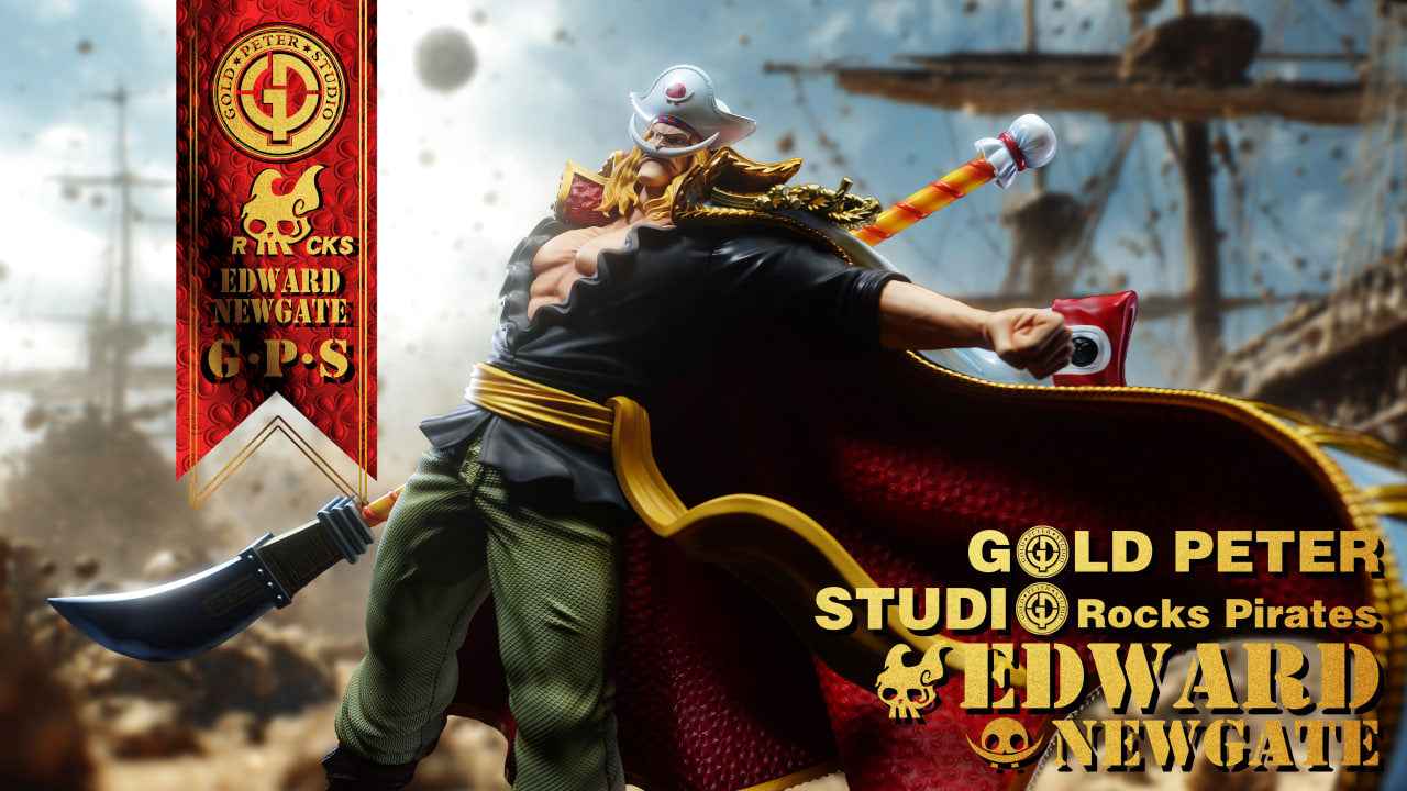 One Piece Gold Peter "GPS" Studio Edward Newgate Whitebeard Deluxe 1/8 Resin Statue
