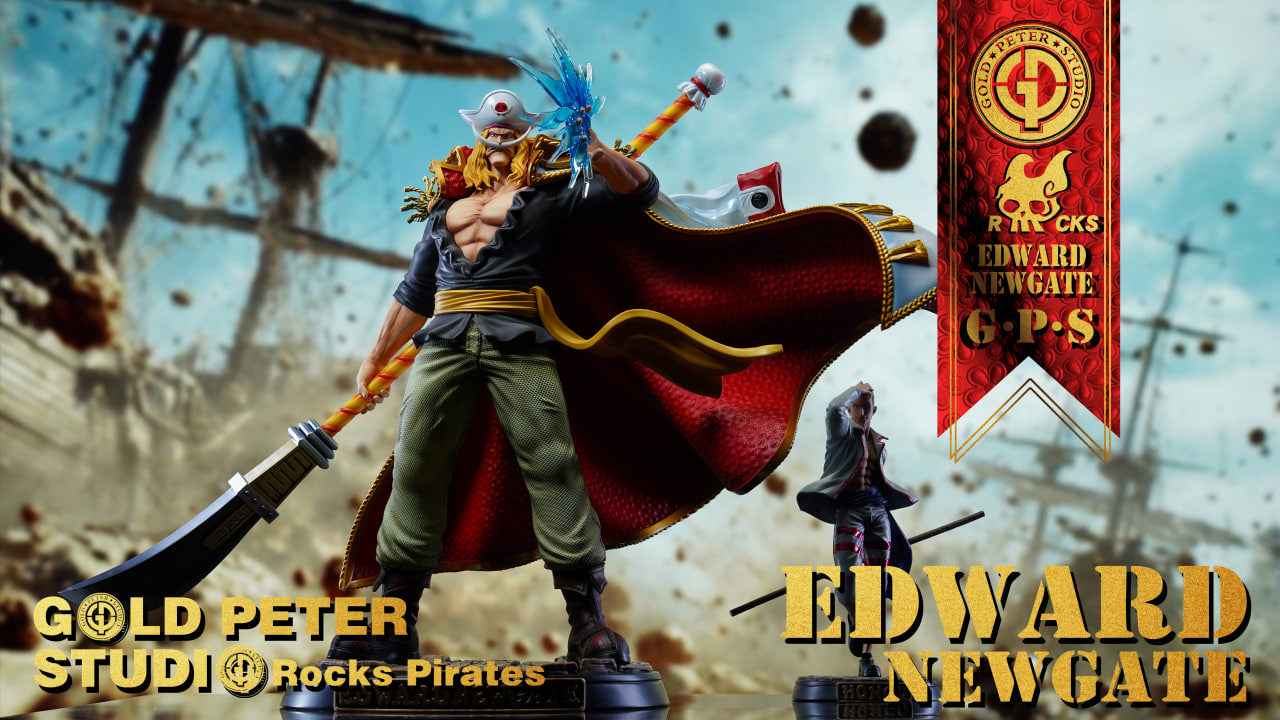 One Piece Gold Peter "GPS" Studio Edward Newgate Whitebeard Deluxe 1/8 Resin Statue
