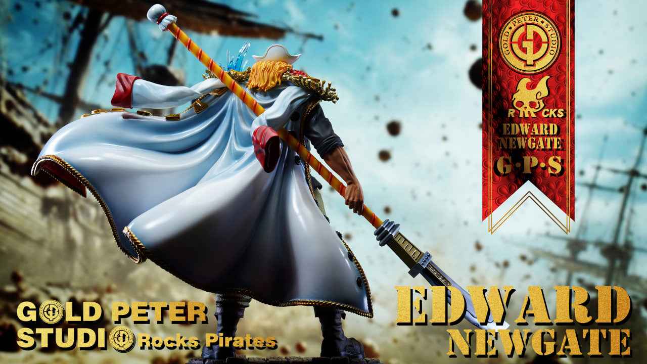 One Piece Gold Peter "GPS" Studio Edward Newgate Whitebeard Deluxe 1/8 Resin Statue