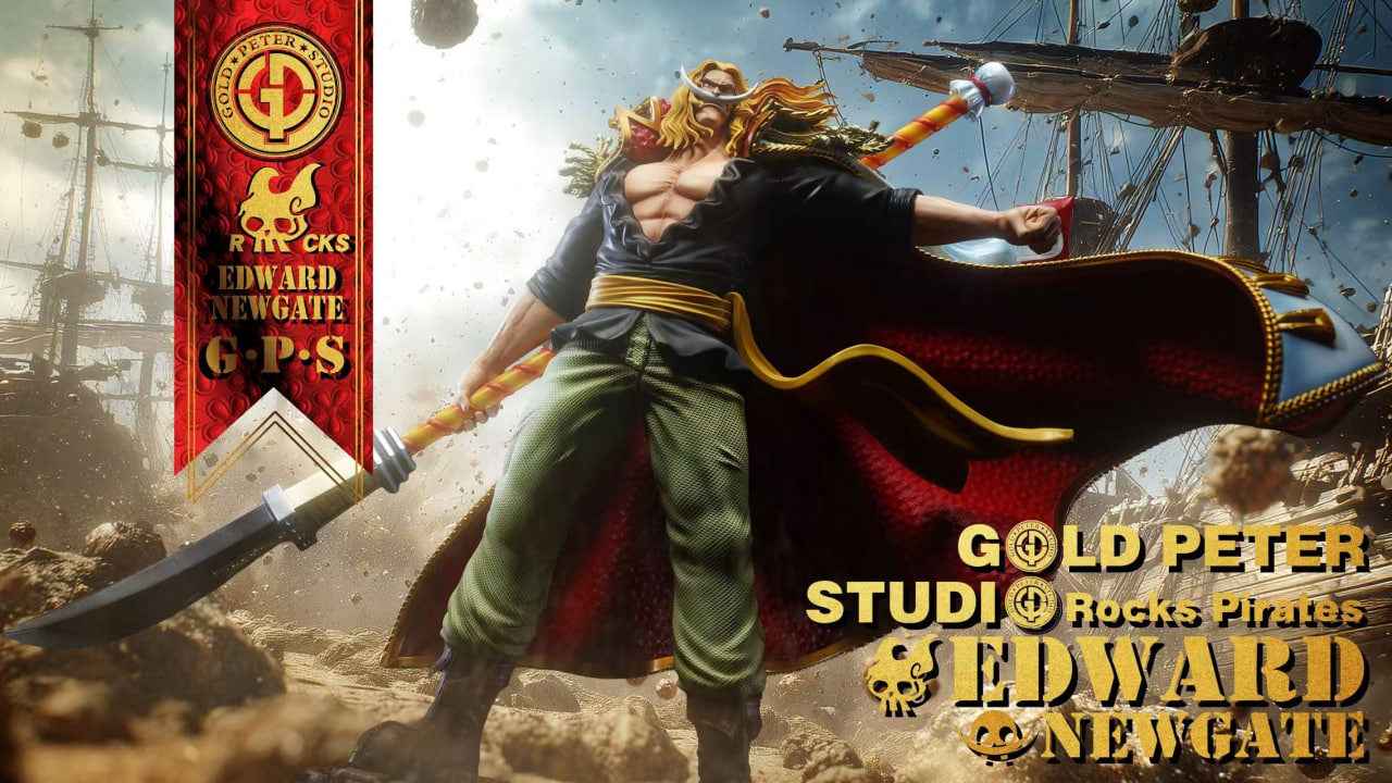 One Piece Gold Peter "GPS" Studio Edward Newgate Whitebeard Deluxe 1/8 Resin Statue