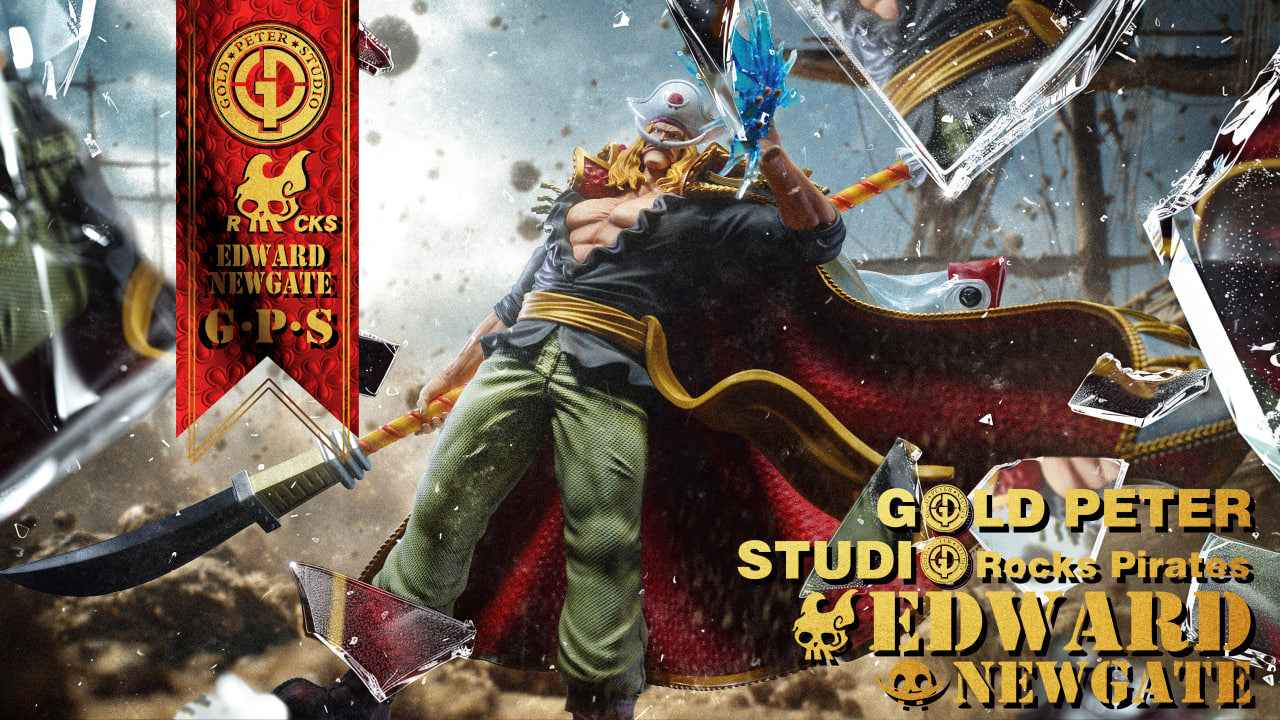 One Piece Gold Peter "GPS" Studio Edward Newgate Whitebeard Deluxe 1/8 Resin Statue