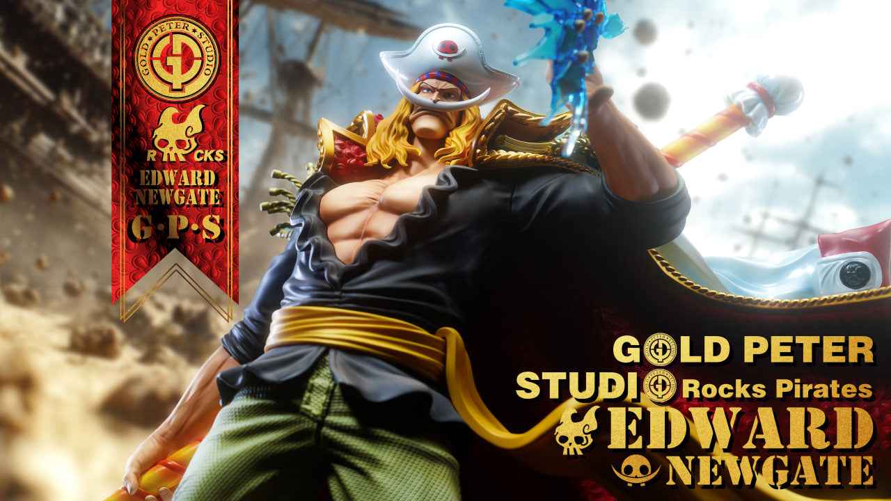 One Piece Gold Peter "GPS" Studio Edward Newgate Whitebeard Deluxe 1/8 Resin Statue