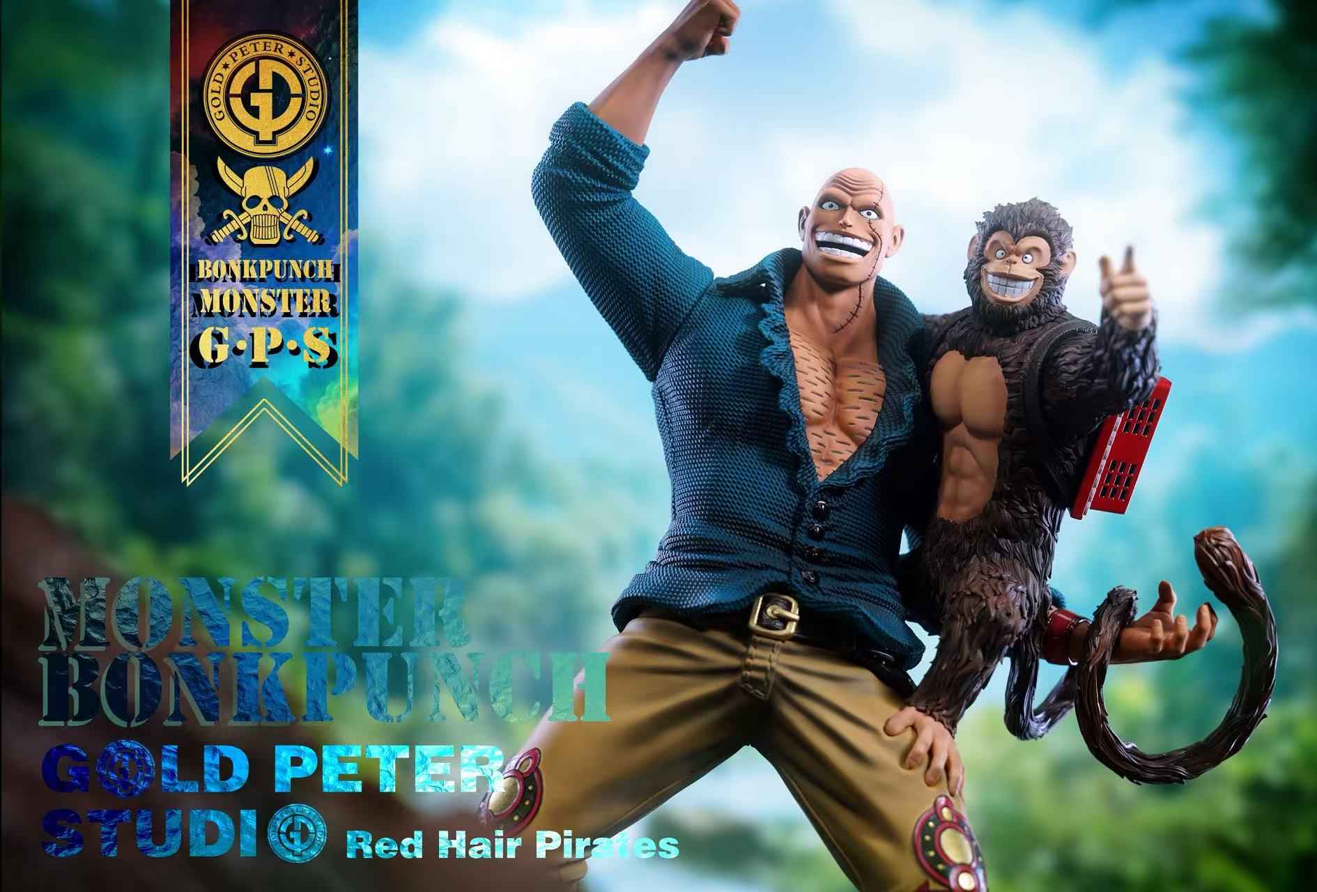 One Piece Gold Peter Studio "GPS" Bonk Punch & Monster Resin Statue