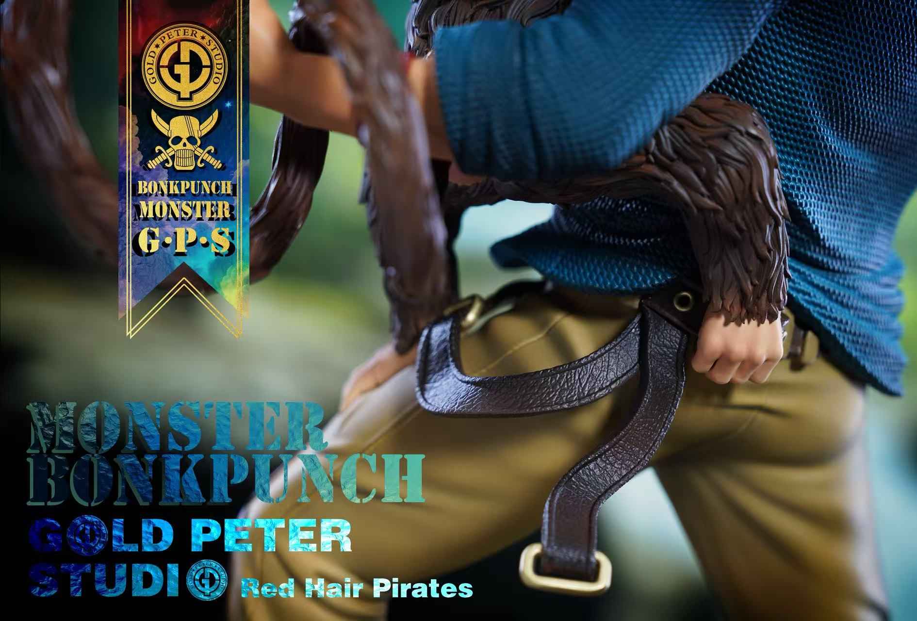 One Piece Gold Peter Studio "GPS" Bonk Punch & Monster Resin Statue