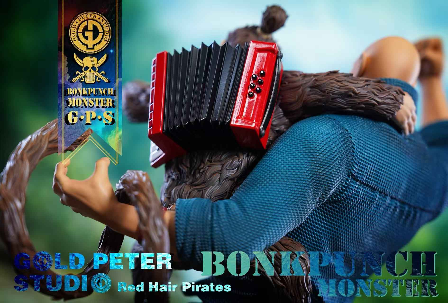 One Piece Gold Peter Studio "GPS" Bonk Punch & Monster Resin Statue
