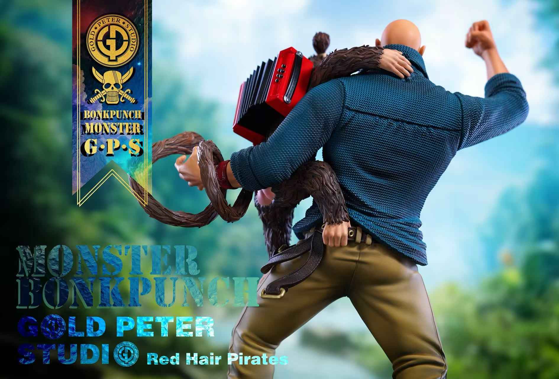 One Piece Gold Peter Studio "GPS" Bonk Punch & Monster Resin Statue