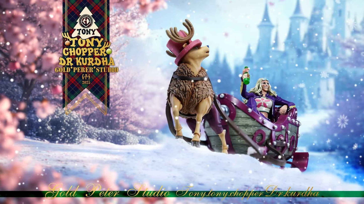 One Piece Gold Peter Studio "GPS" Tony Tony Chopper & Dr. Kureha Resin Statue