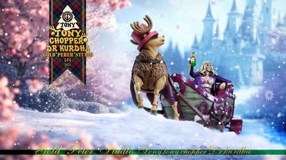 One Piece Gold Peter Studio "GPS" Tony Tony Chopper & Dr. Kureha Resin Statue