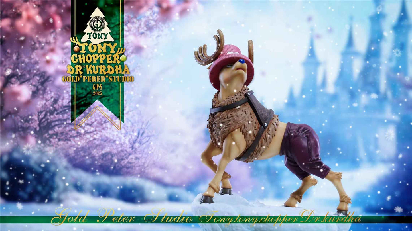 One Piece Gold Peter Studio "GPS" Tony Tony Chopper & Dr. Kureha Resin Statue